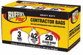 Clear 42-Gal. Contractor Bags 20-Pk. V21752