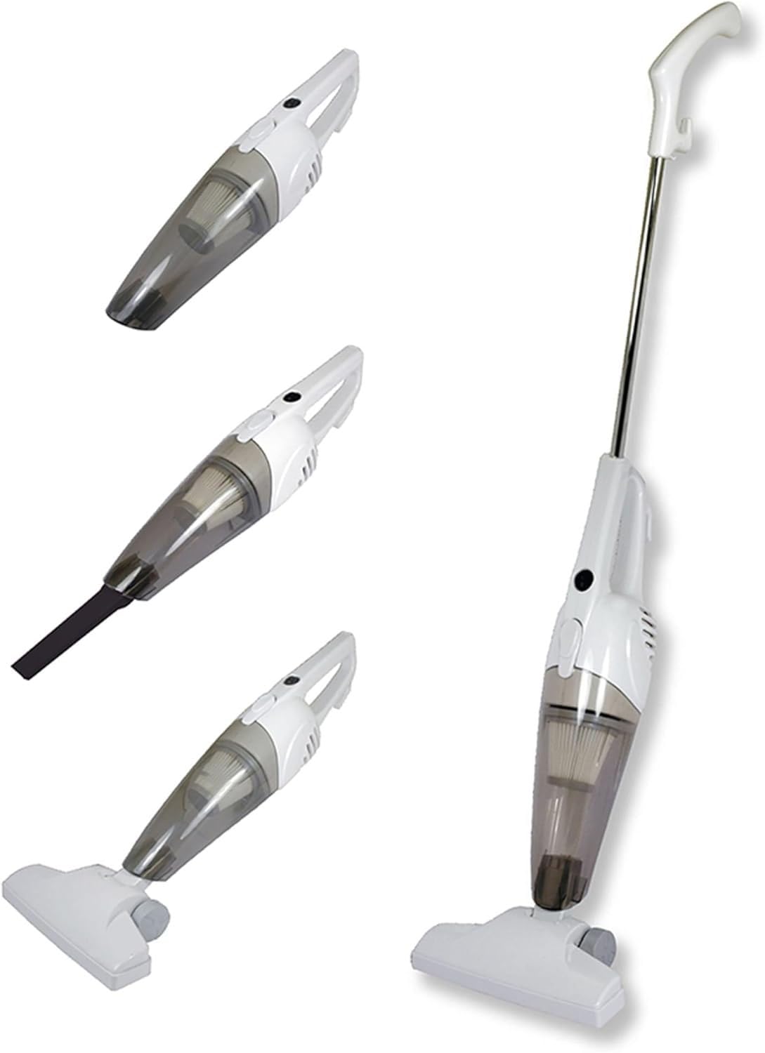 2-in-1 Upright and Handheld Bagless Stick Vacuum with Crevice Tool and Upholstery Brush X7848