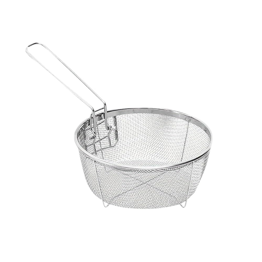 9 Inch Stainless Steel Deep Fry Basket with Handle G2737