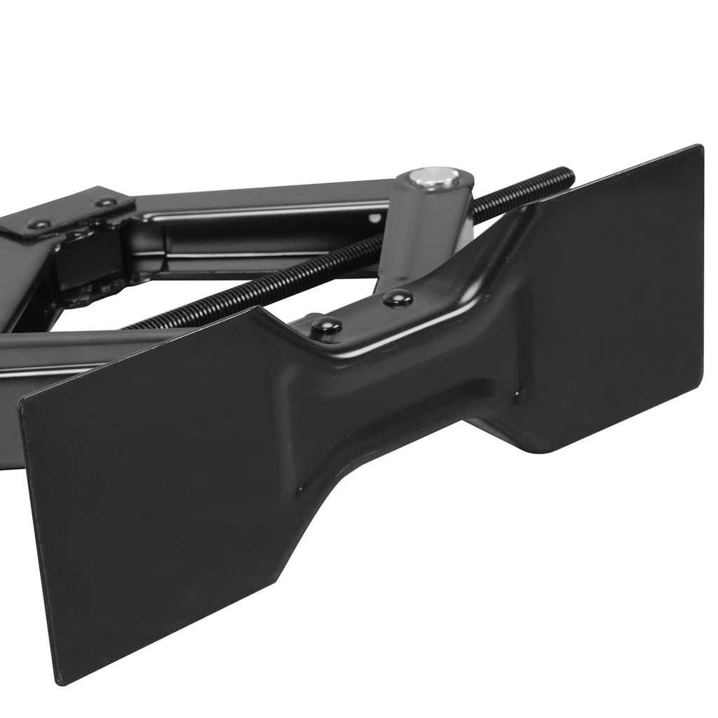 Steel Scissor Lift Jack Car Kit, 1.5 Ton Capacity, Black A401
