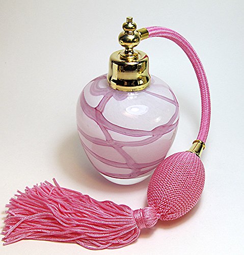 Crystal Glass Refillable Perfume Bottle with Atomizer Spray C484
