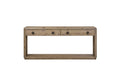 Oak Console Table with Drawers and Storage L62379