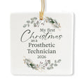 Ceramic 3-inch Square Ornament F3768