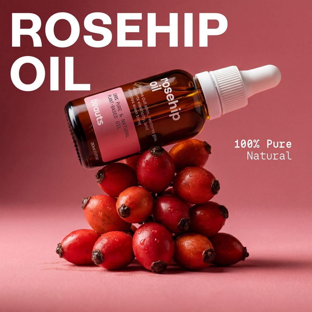 Cold-Pressed Unrefined Rosehip Seed Oil 1 oz V149856
