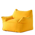 Bean Bag Chair Stuffed Animal Storage Yellow O600789