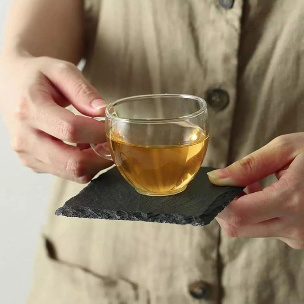 Natural Stone Cup Coaster Set 12pcs A166