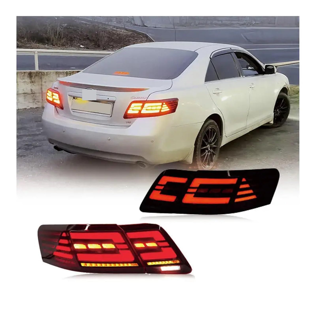 LED Tail Lights For Toyota Camry 2007-2011 Rear Lamps Assembly U4773