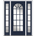Steel Left Hand In-swing Prehung Front Door with Sidelites R9938