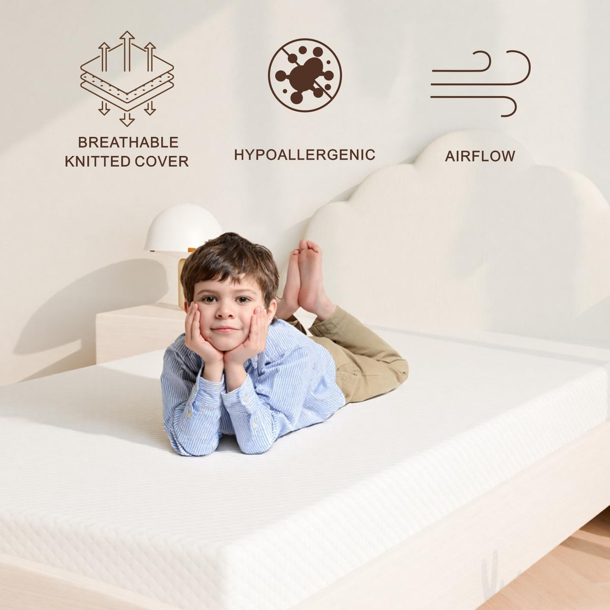 Twin 5 inch Gel Memory Foam Mattress V69608