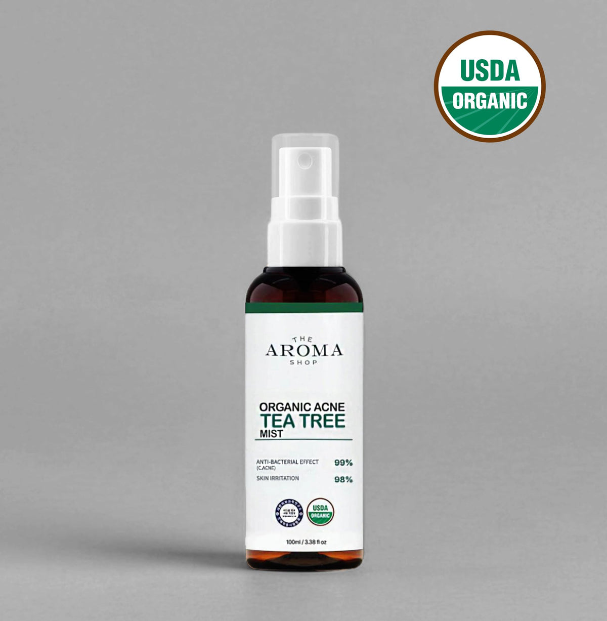Organic Tea Tree Mist Face & Body Spray 3.38 fl oz O829230