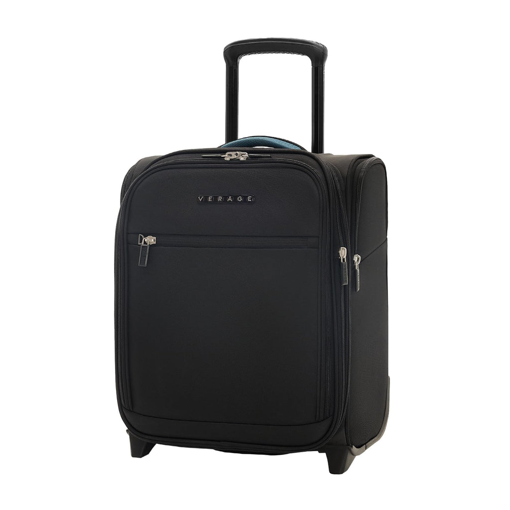 16-Inch Black Underseat Carry On Luggage with Wheels Z270