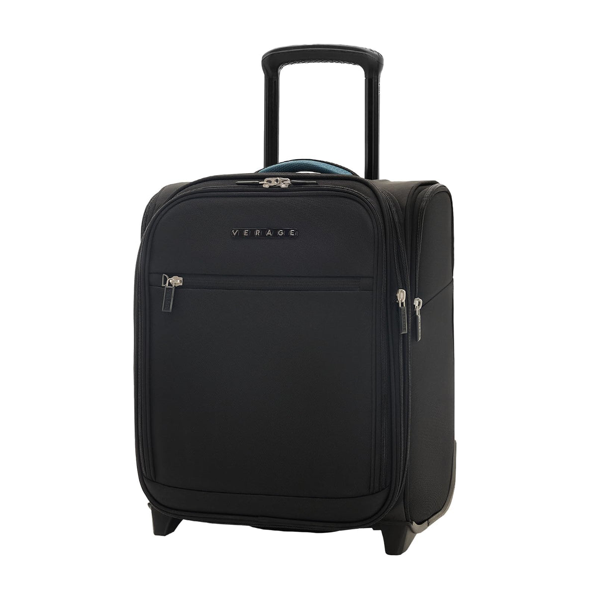 16-Inch Black Underseat Carry On Luggage with Wheels Z270