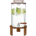 2.1 Gallon Glass Beverage Dispenser with Stand and Stainless Steel Spigot P7426