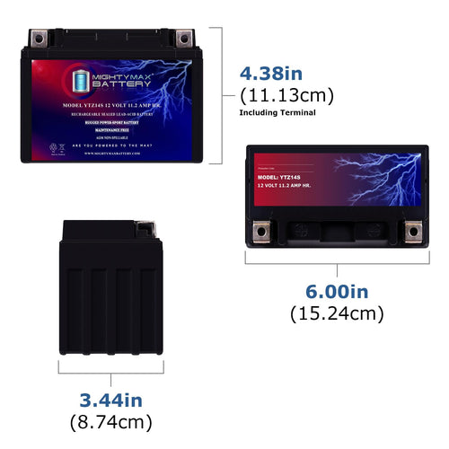 12V 11.2Ah Replacement Battery 4 Pack Y163589