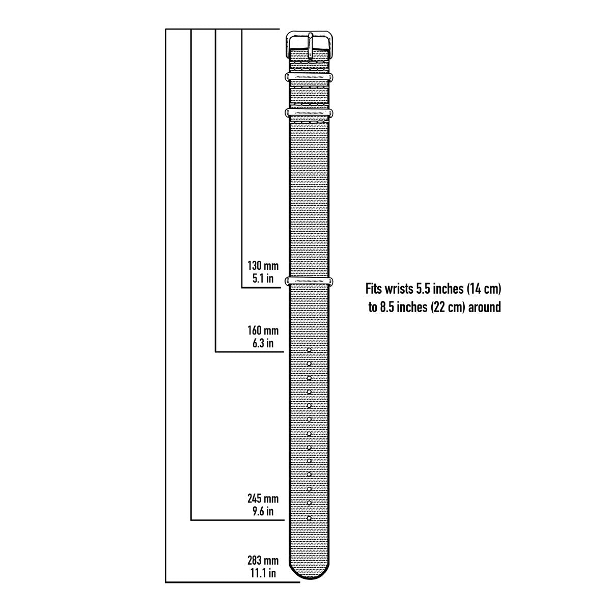 Nylon Watch Bands N981