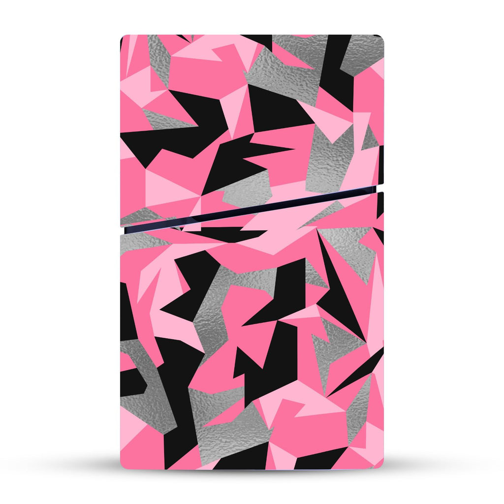 Pink Camo Camouflage Vinyl Sticker Gaming Skin Decal Cover Y470258