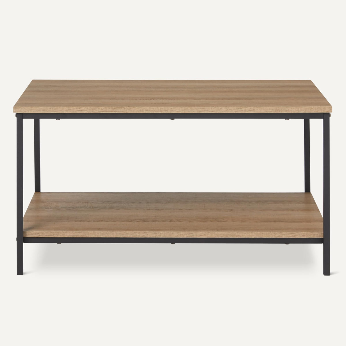 Rectangular Wooden Coffee Table with Bottom Shelf Q258