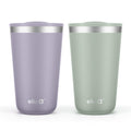 16oz Stainless Steel Stacking Cups with Lids, 2 Pack S7639
