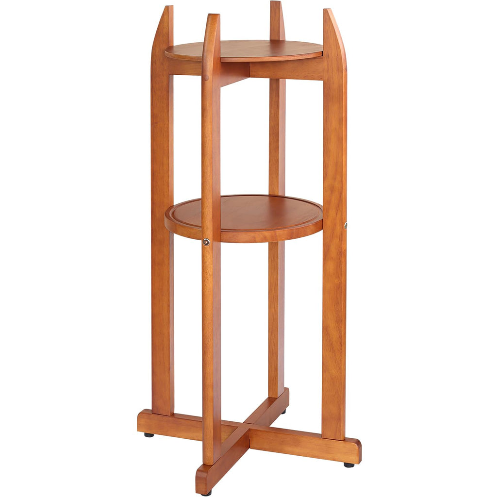 Solid Wood Water Dispenser Stand with 2 Shelves C522