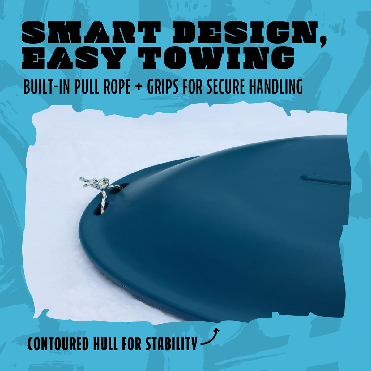 Heavy Duty Plastic Snow Sled O237313