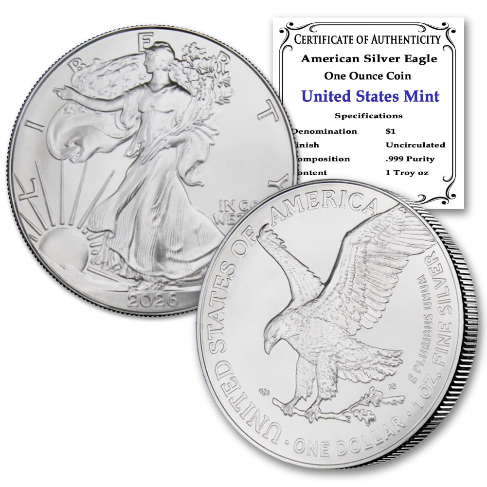 1 oz American Silver Eagle Coin Brilliant Uncirculated O404110