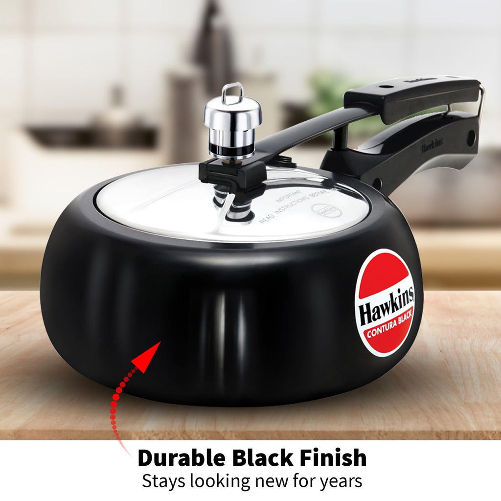 Hard Anodised 2-Liter Pressure Cooker Q628307