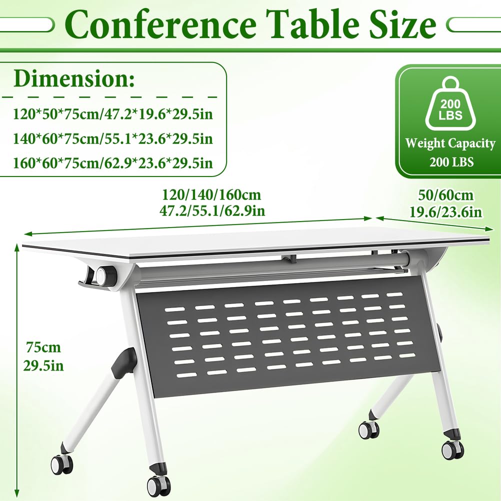 Portable Resin Flip Training Table 55x24x30 Inch O548