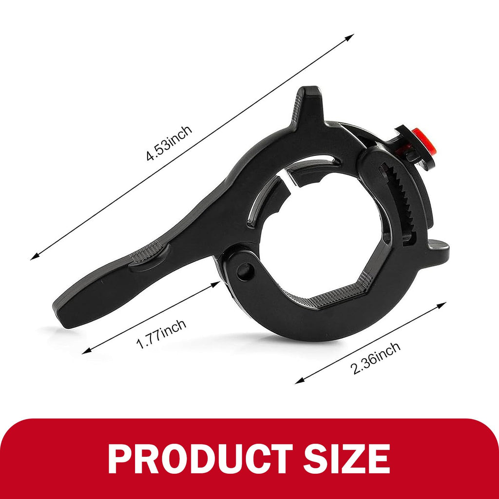 Motorcycle Throttle Cruise Control Assist Booster Anti-Slip Clamp (Black) V220
