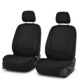Cloth Car Seat Covers Front Set Black Q66303