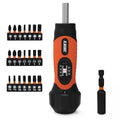 Torque Screwdriver Wrench Set 10-70 Inch Pounds 21 Hex Bits Orange X95100