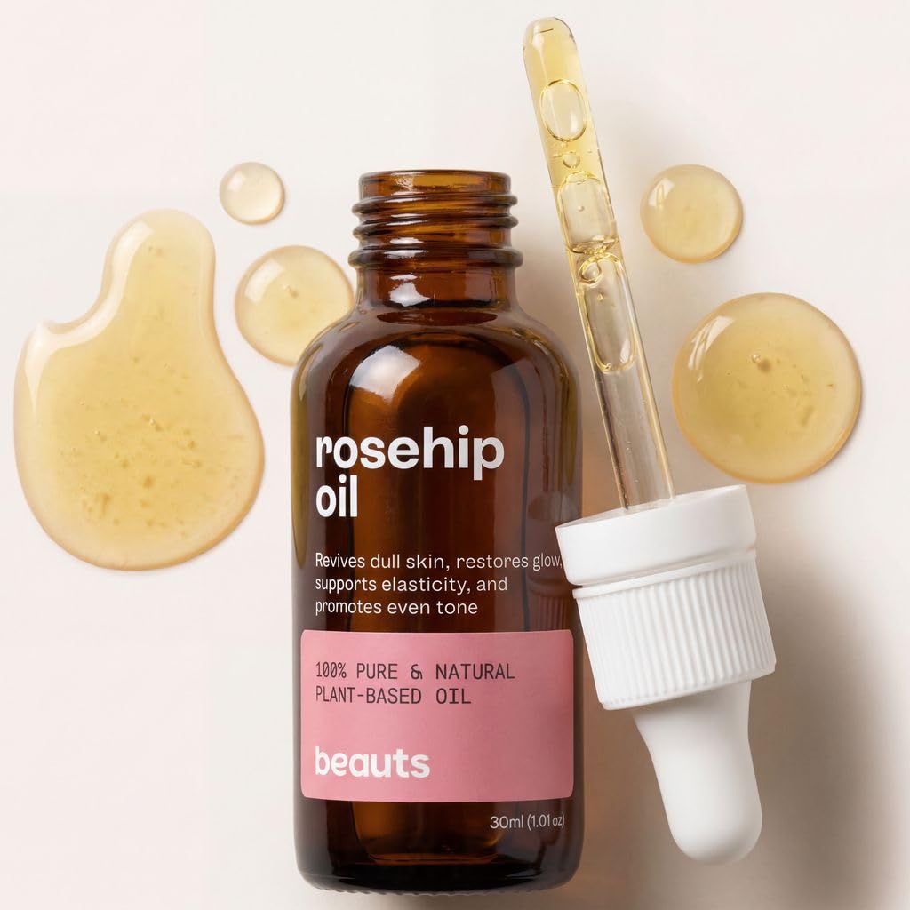 Cold-Pressed Unrefined Rosehip Seed Oil 1 oz V149856
