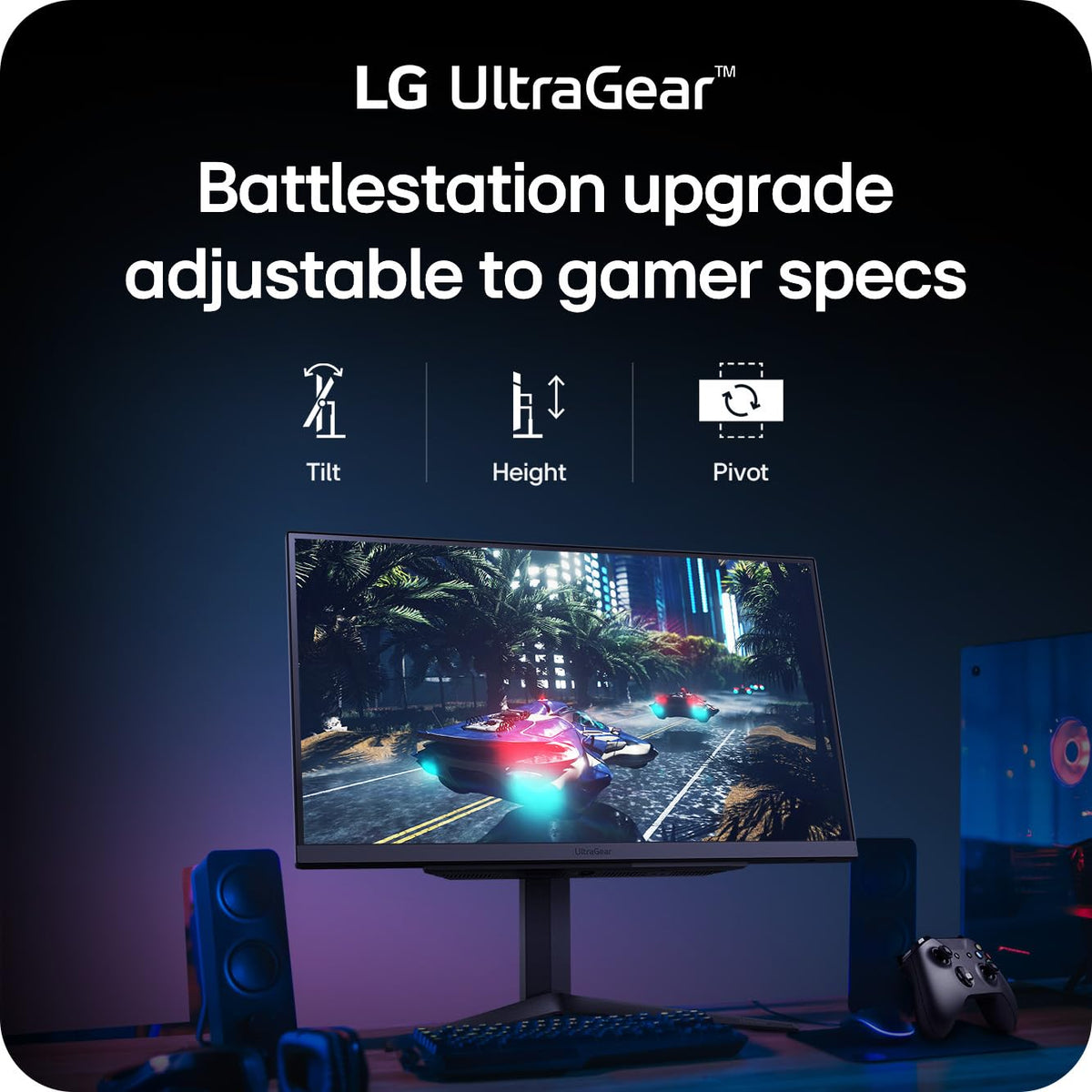 27-inch QHD IPS Gaming Monitor, 240Hz, 1ms, DisplayHDR 400, Black V933