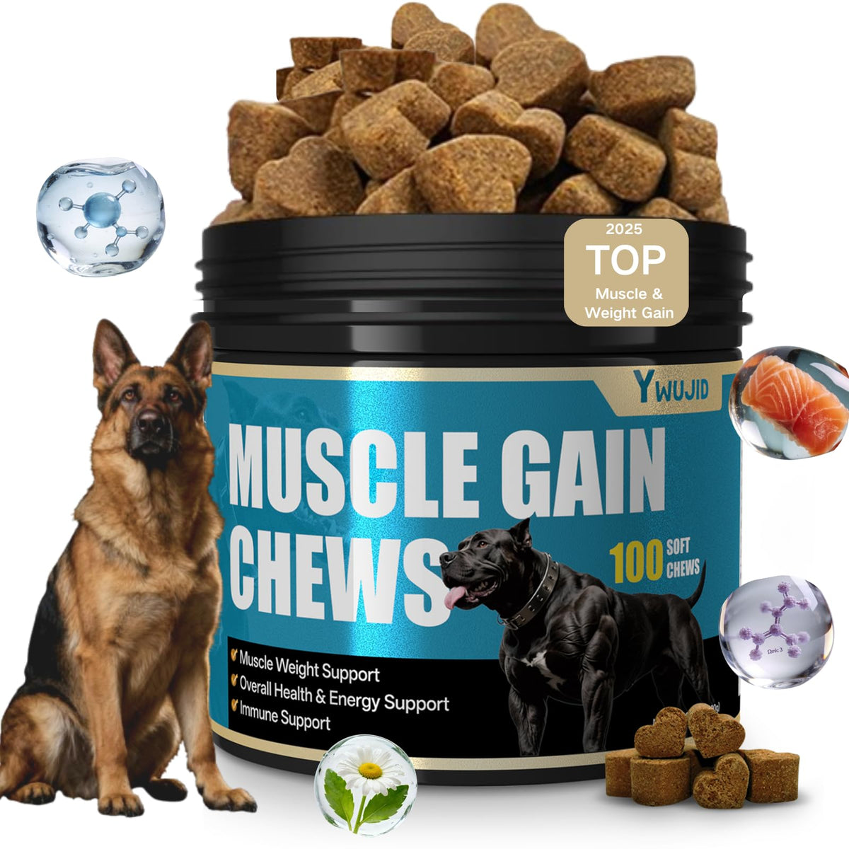 High Protein Dog Weight Gainer Chews I394472