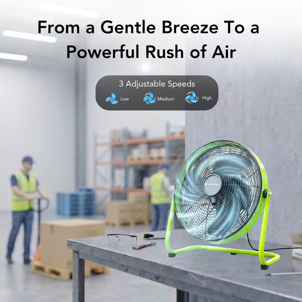 14-Inch High-Velocity Industrial Floor Fan I6332