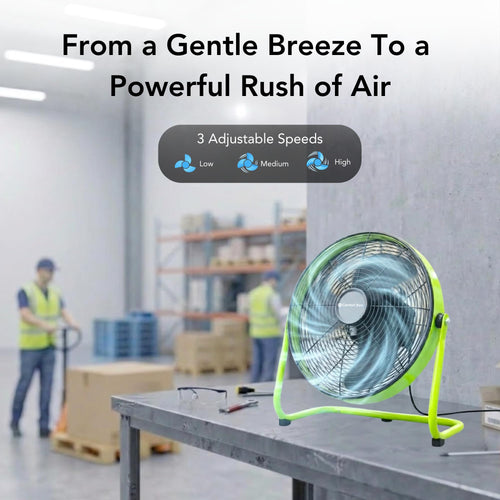 14-Inch High-Velocity Industrial Floor Fan I6332