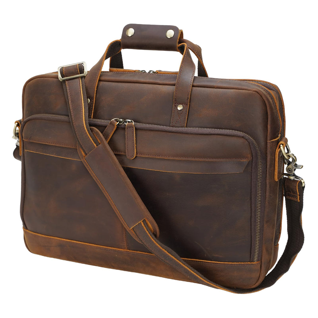 Leather Laptop Briefcase C55520