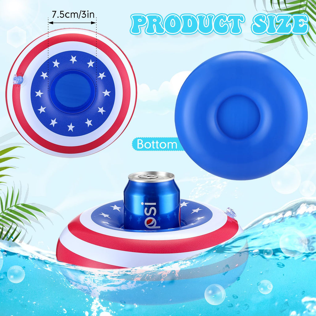 120 Pack Inflatable Drink Holder Pool Floats O40359