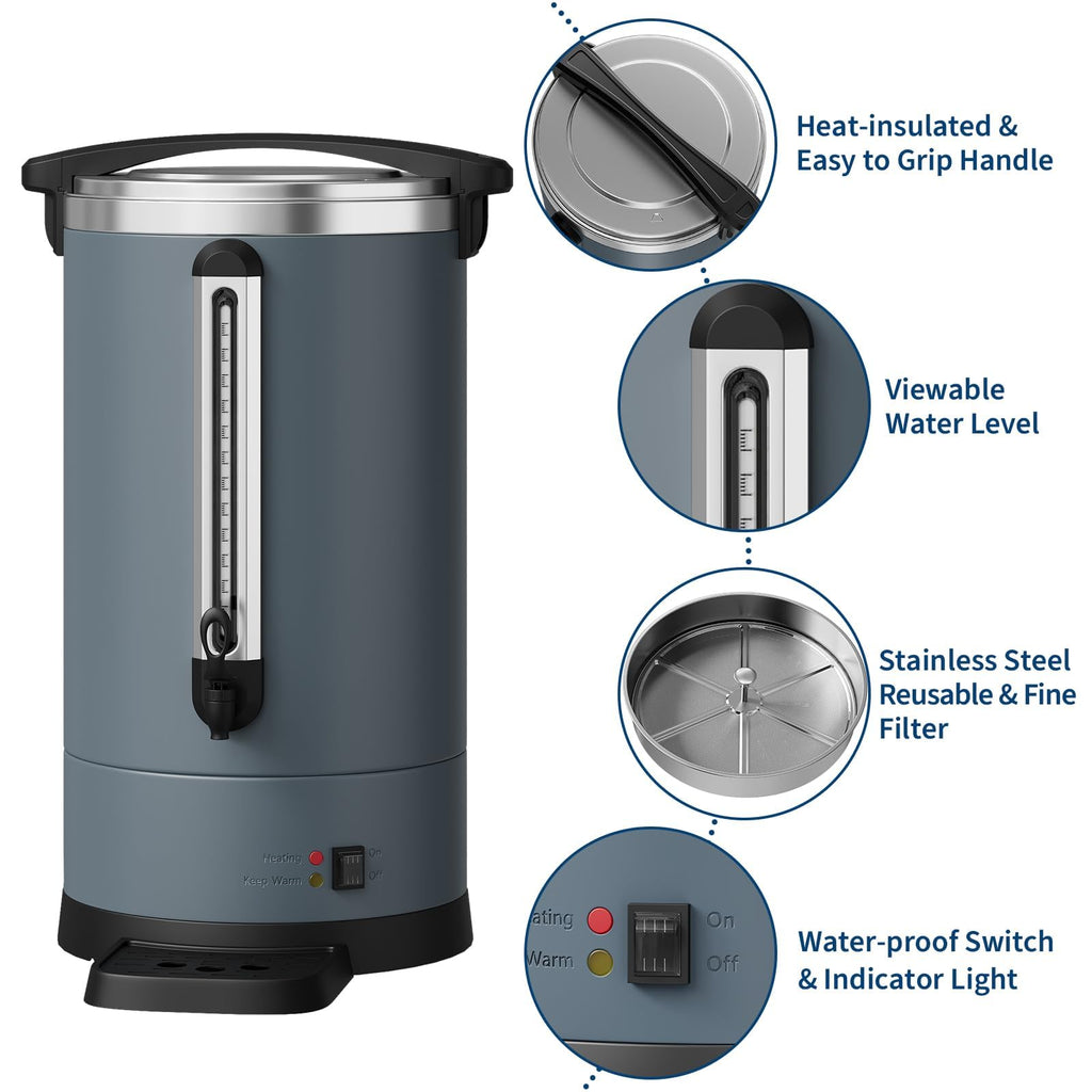 100-Cup Stainless Steel Coffee Urn L20691