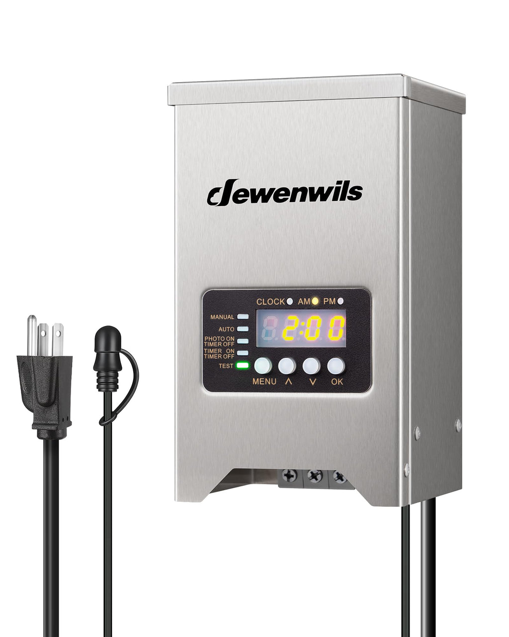 200W Low Voltage Transformer with Photocell Sensor & Timer C343