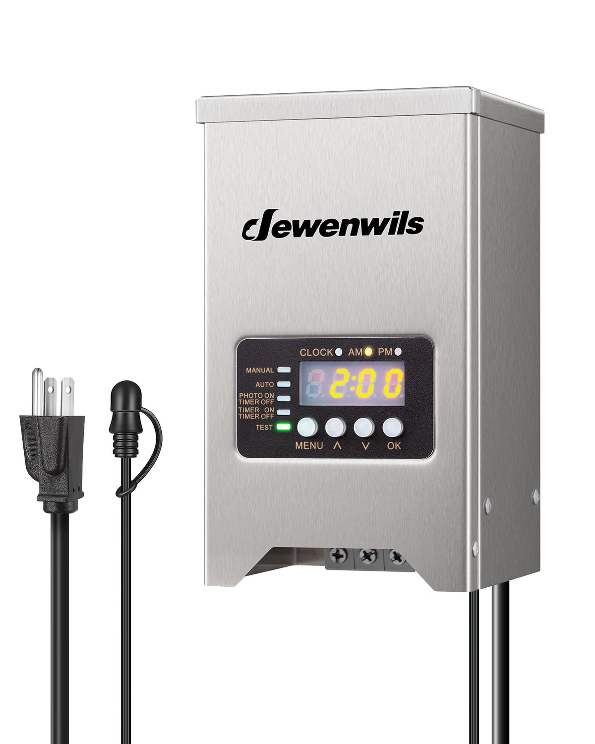 200W Low Voltage Transformer with Photocell Sensor & Timer C343