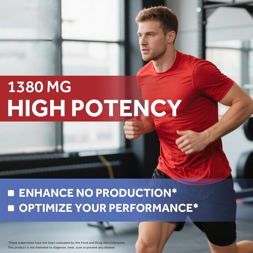 Nitric Oxide Booster 1380 mg 60 Vegan Caps G880