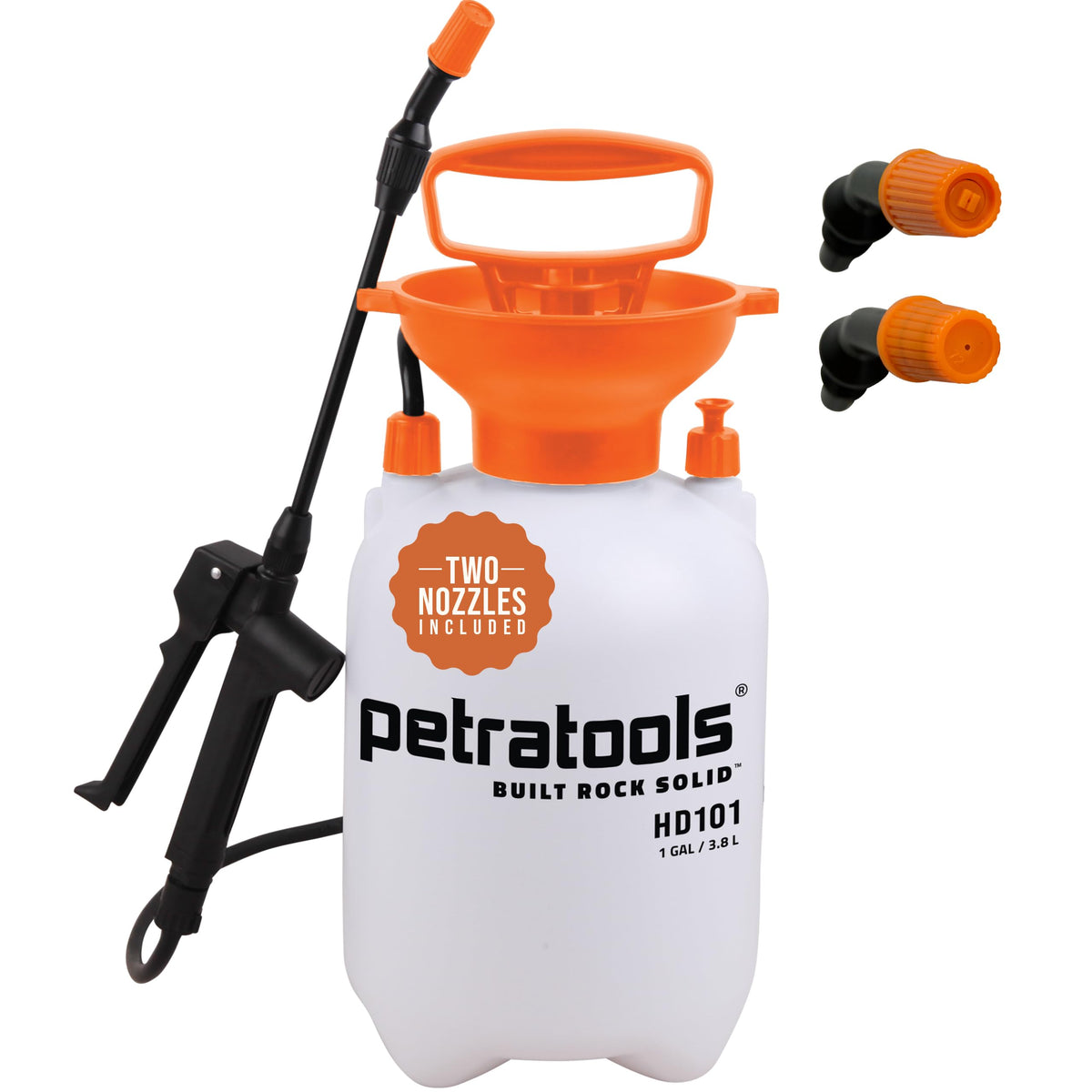 1 Gallon Garden Pump Sprayer with 52-in Hose & 2 Nozzles M251432
