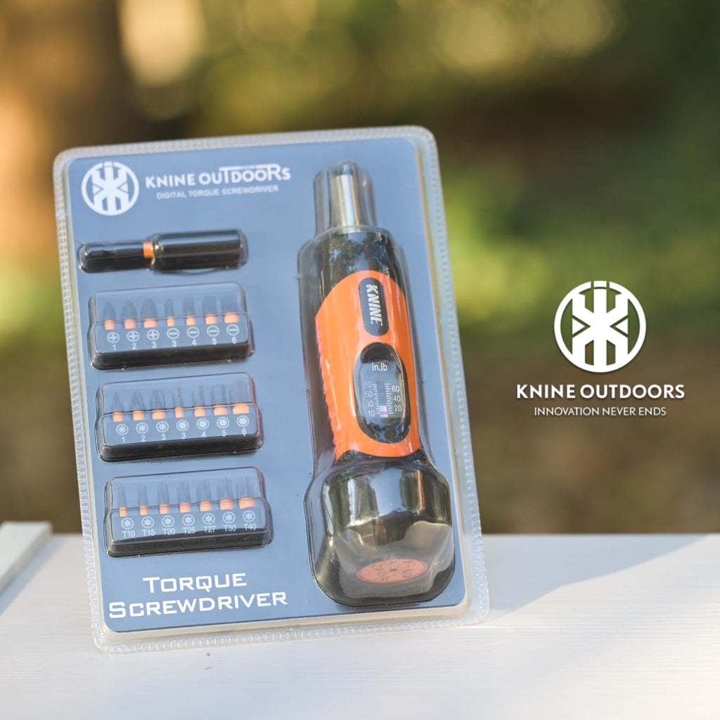Torque Screwdriver Wrench Set 10-70 Inch Pounds 21 Hex Bits Orange X95100