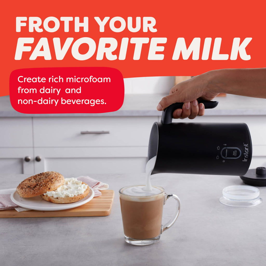 4-in-1 Milk Frother, 10 oz, Black G721