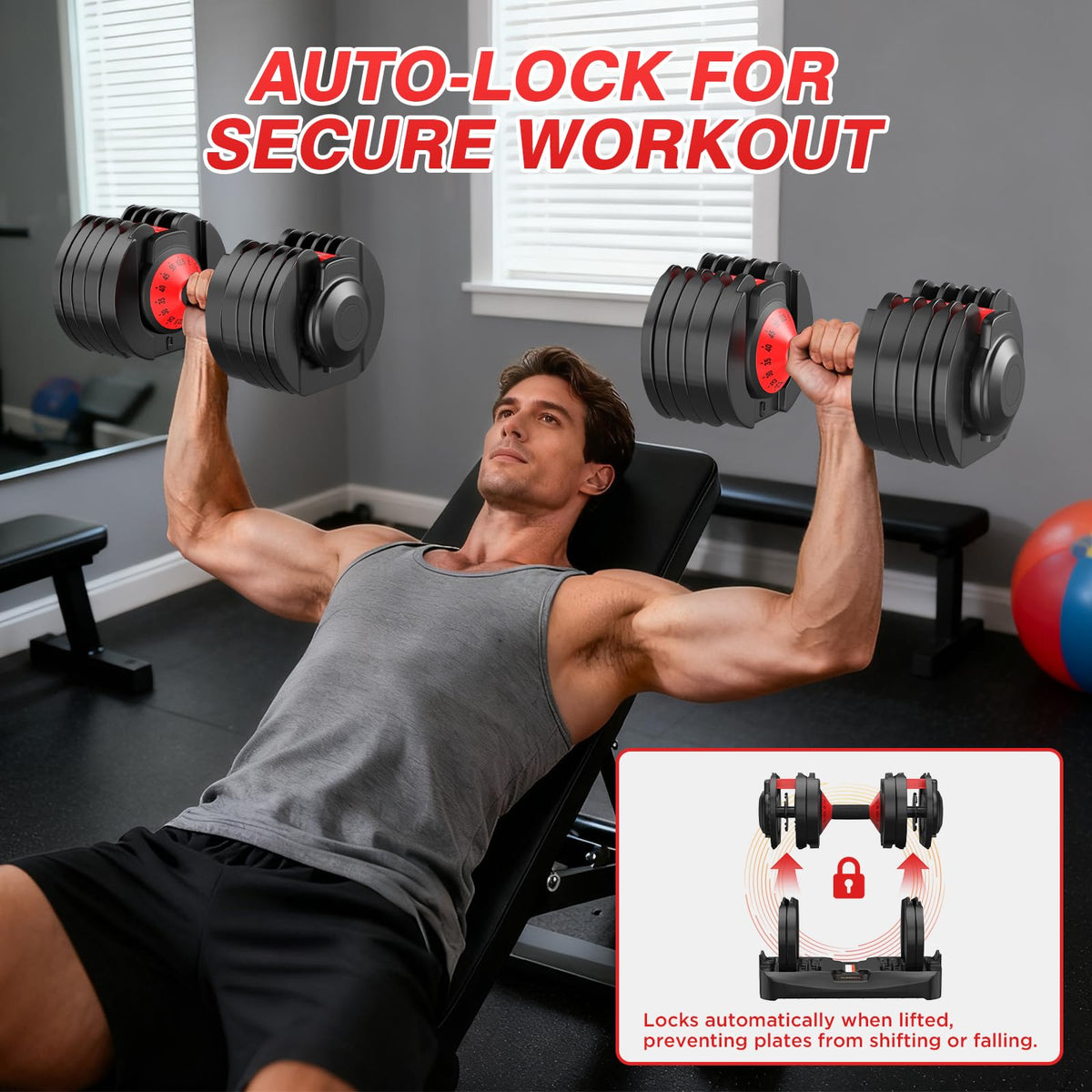Adjustable Dumbbells Set of 2 P5382