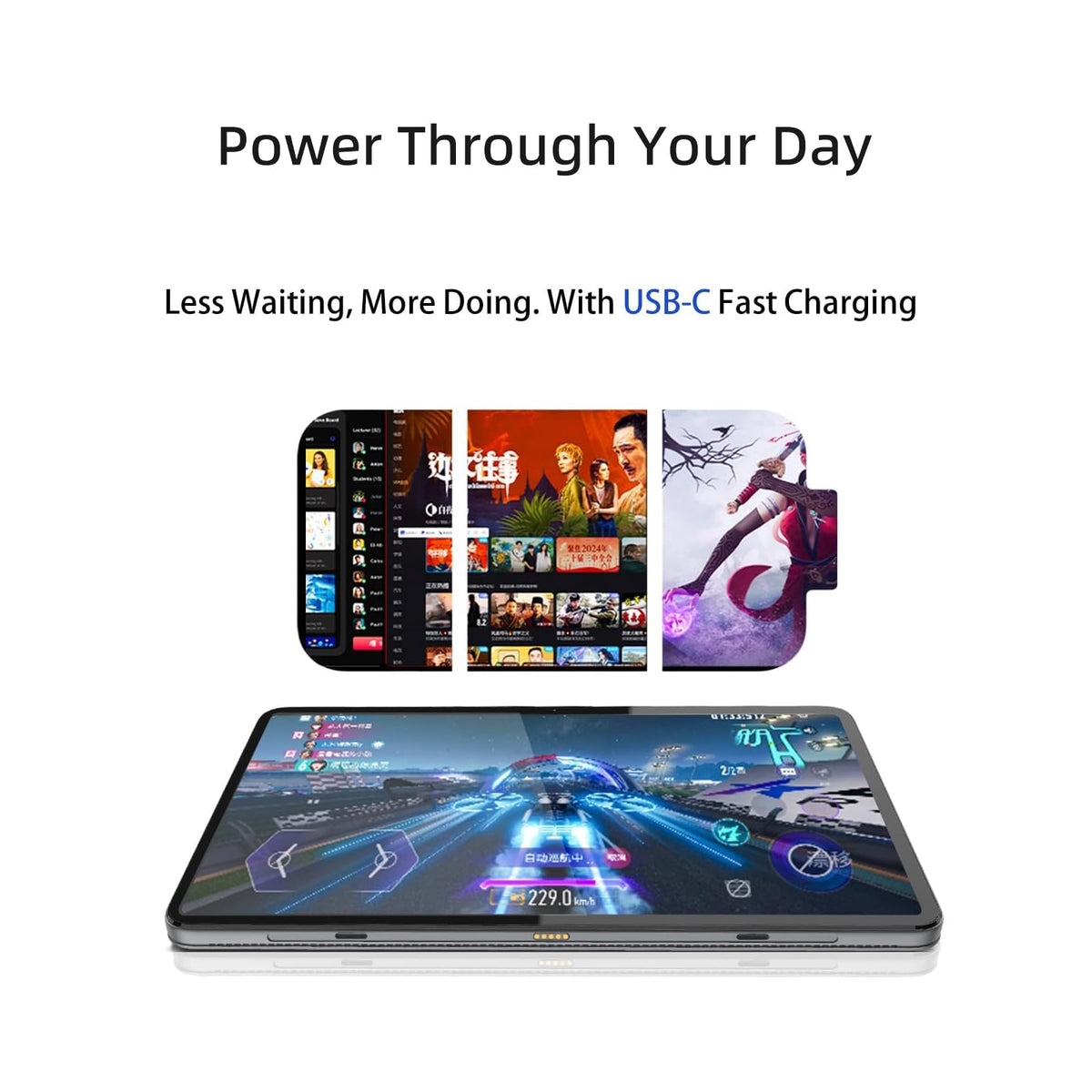 2-in-1 Laptop/Tablet 10.1" FHD IPS Touchscreen 8GB RAM 256GB SSD Z400313