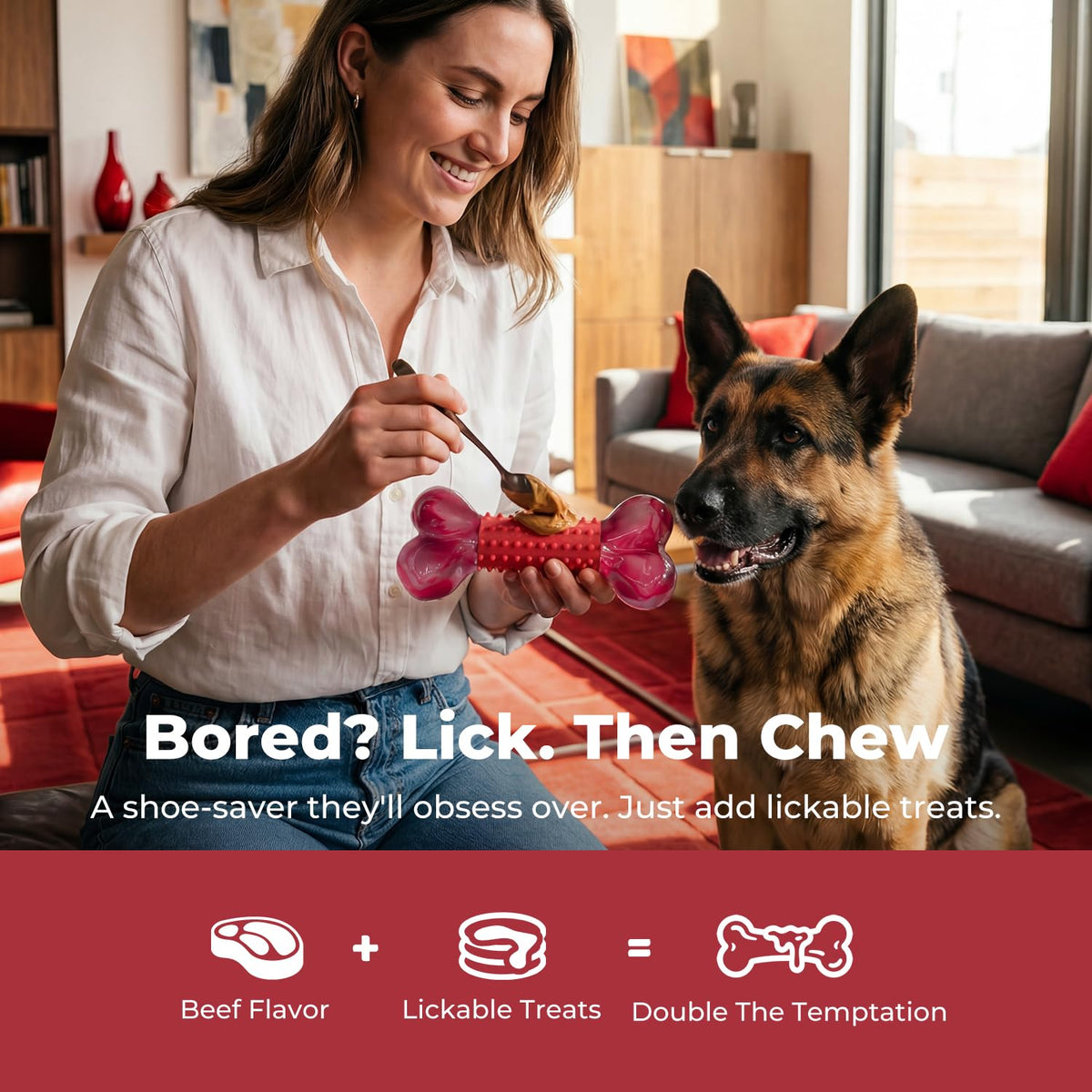 Beef Flavored Dog Chew Toys W7597
