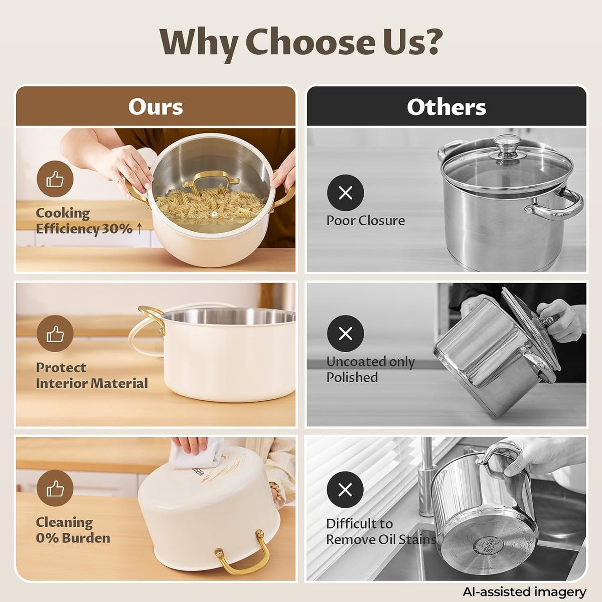 12 Quart Stainless Steel Stock Pot F349882
