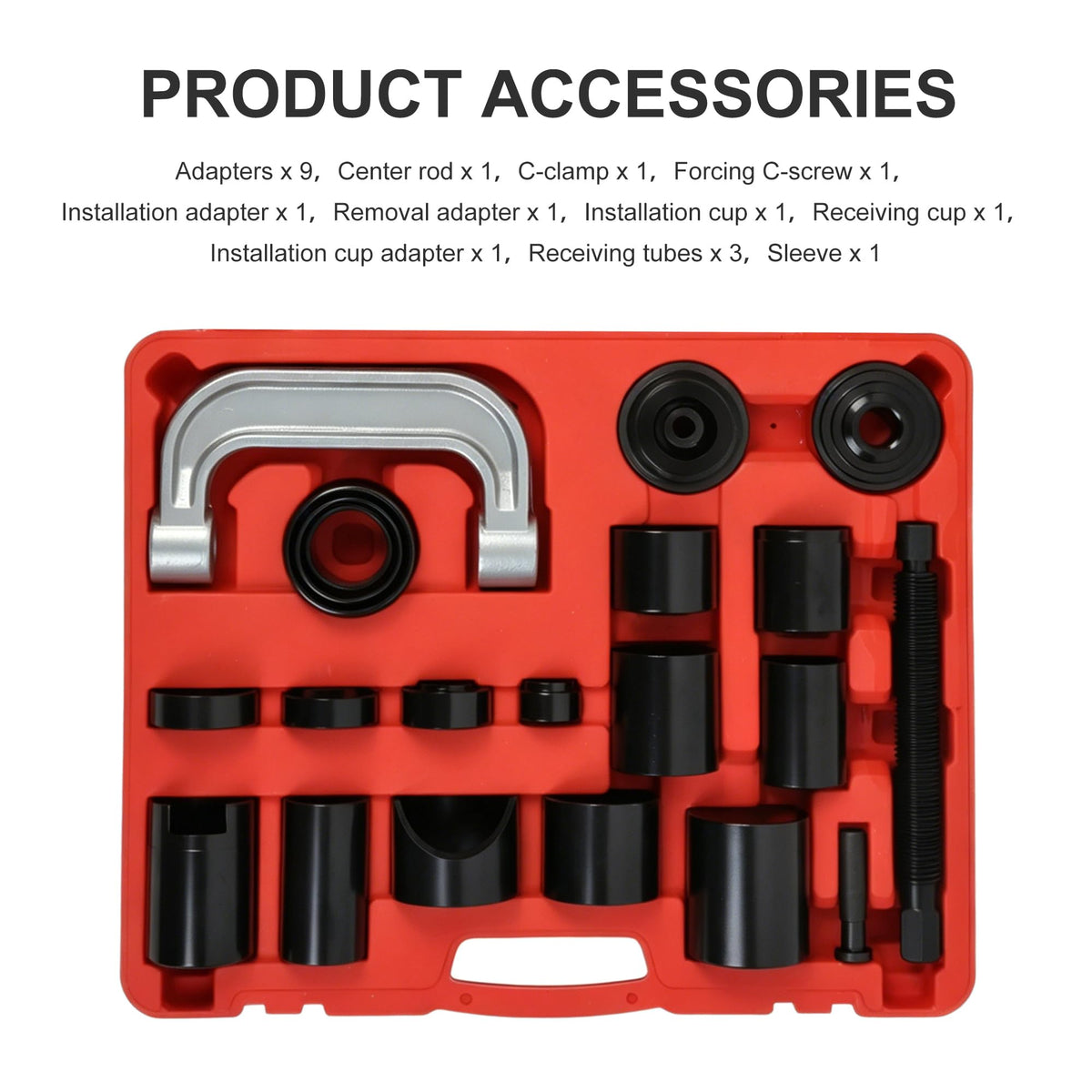 21PCS Ball Joint Press Kit W111781