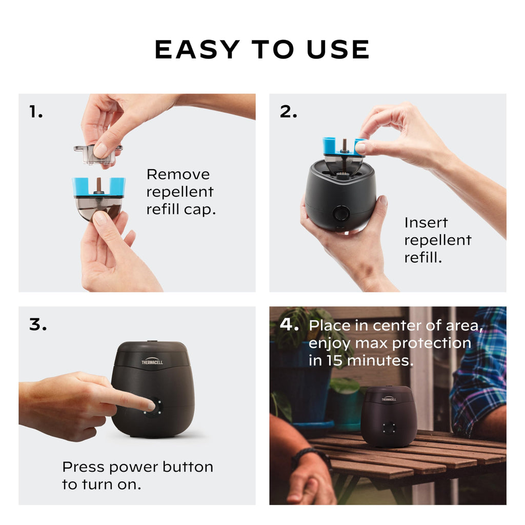 Rechargeable Mosquito Repeller with 12-Hour Refill V607024